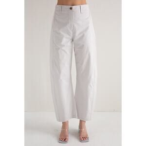 Shop-Pêche Oslo Trouser Pleated Lightweight Grey - 25/26